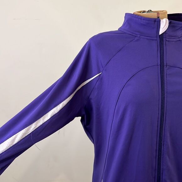 NWT Mizuno Purple with White Trim Athletic Jacket - Size XL - Picture 5 of 14